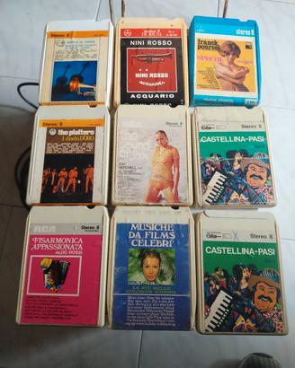 25 cassette stereo8 varie