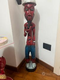 Rara scultura  Folk importata Costa D'avorio