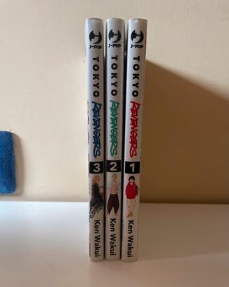 Manga Tokyo Revengers 1-2-3 come nuovi, mai letti