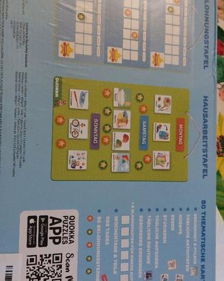 MAGNETIC VISUAL ZEITPLAN - LINGUA TEDESCA