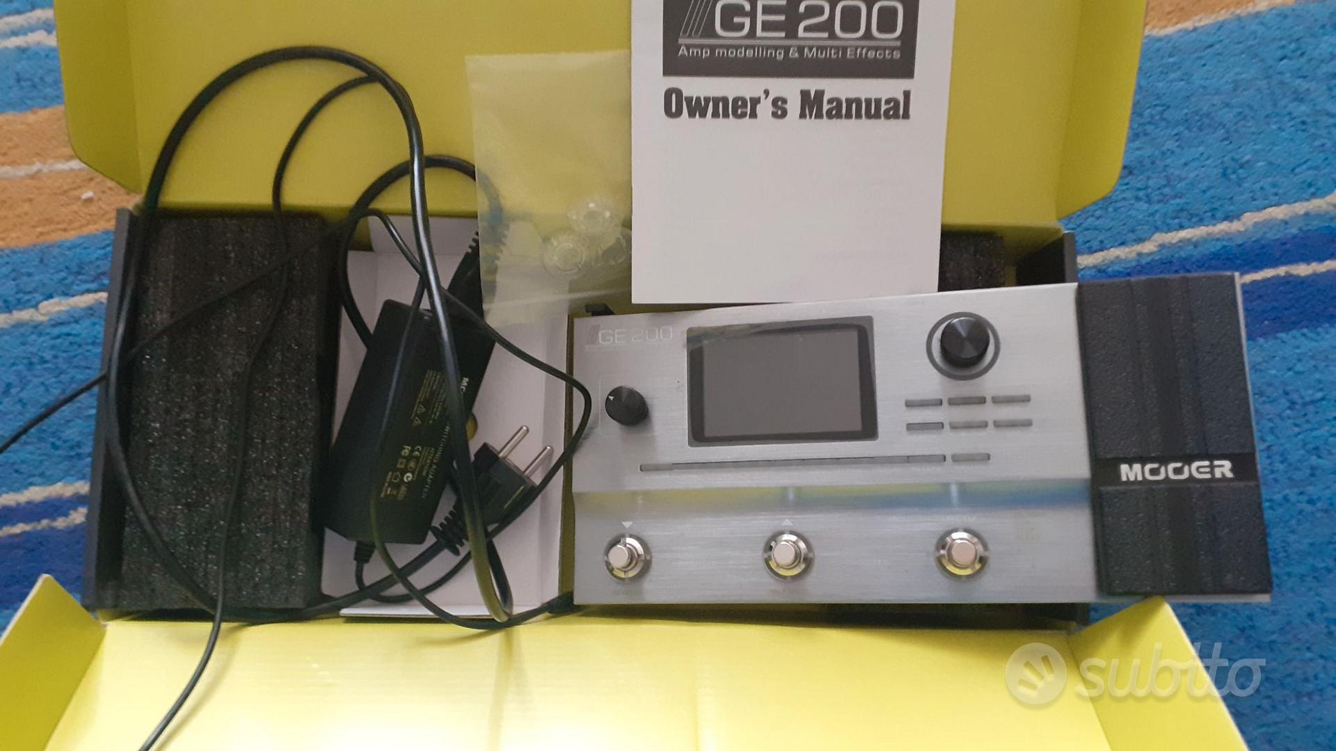 Pedaliera multieffetto Mooer GE200 - Strumenti Musicali In