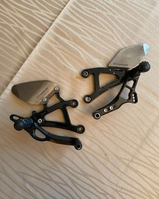 PEDANE ARRETRATE VALTERMOTO per BMW S1000RR 