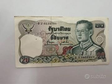 Banconota 20 Baht Thailandia - Re Rama IX Serie 15