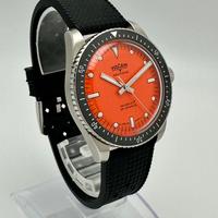 Vulcain Skindiver Arancione (Cinturini extra disp)