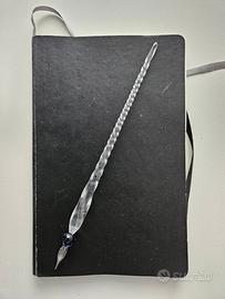 Penna stilografica artigianale in vetro NUOVA