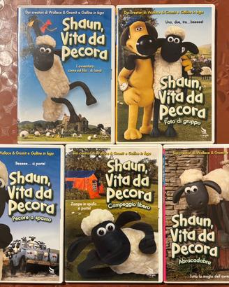 Shaun, vita da pecora DVD volume 1, 2, 3, 4 e 5