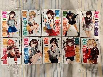 Lotto Manga Rent a Girlfriend vol. 1-10 (J-POP)