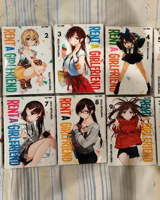 Lotto Manga Rent a Girlfriend vol. 1-10 (J-POP)