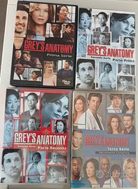 Dvd serie Grey's Anatomy dalla 1 alla 11