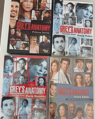Dvd serie Grey's Anatomy dalla 1 alla 11
