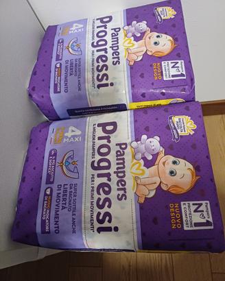 Pannolini Pampers Progressi taglia 4