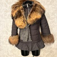 Pelliccia giubbotto piumino donna tg 44 nuovo