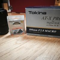 tokina 100mm macro at-x pro d, attacco canon