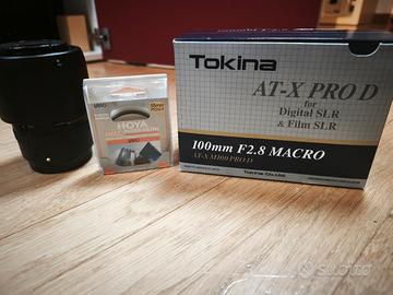 tokina 100mm macro at-x pro d, attacco canon