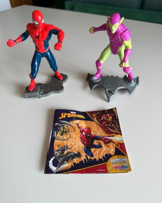 Action Figure Spiderman e Goblin Kinder Marvel