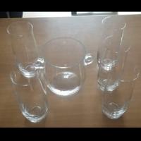 secchiello portaghiaccio e 4 bicchieri 