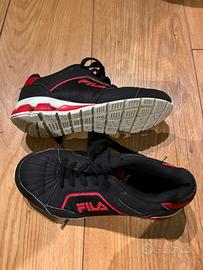 Scarpe fila nere bambino 36