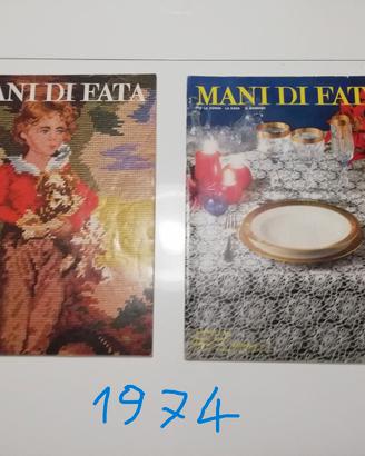 Mani di fata rivista di ricamo e cucito 73 numeri.