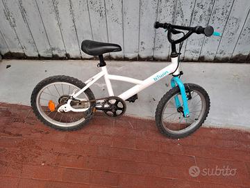 bicicletta decathlon 16"