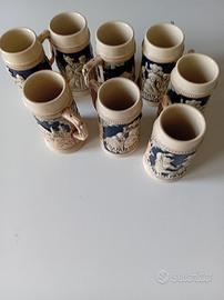 Servizio 8 boccali  birra  GERZ  (Germania ovest) 