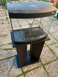 Acquario + Mobile flipper milo Vision 45l Led 6w