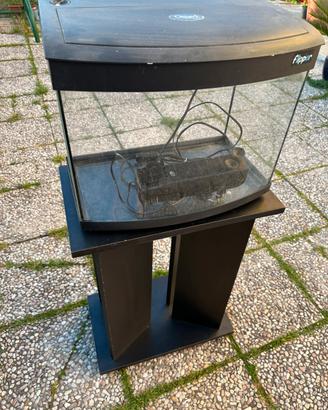 Acquario + Mobile flipper milo Vision 45l Led 6w