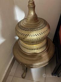Braciere a cupola in ottone