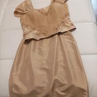 Abito da sposa colore oro