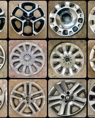 Copricerchi vari marchi 15" e 16" "Entra e leggi"