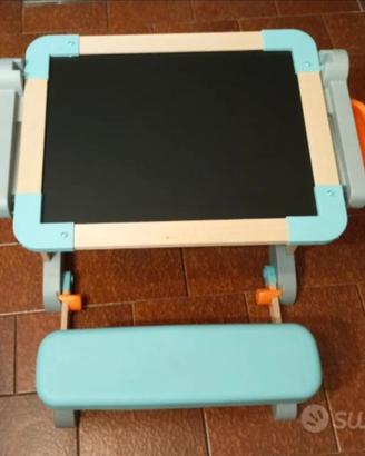 banco scuola con lavagna gioco