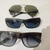 occhiali sole rayban, martini, bulgari 