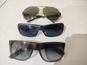 occhiali sole rayban, martini, bulgari 