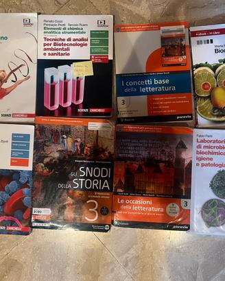 Libri scolastici superiori Biotecnologie Sanitarie