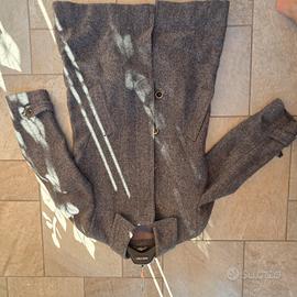 cappotto vintage  in tweed di lana 