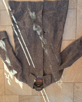 cappotto vintage  in tweed di lana 