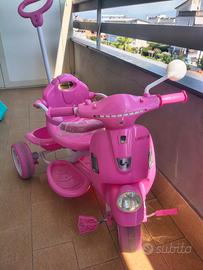 bicicletta vespa 3/4 anni bimba