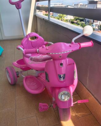 bicicletta vespa 3/4 anni bimba