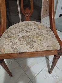 4 sedie imbottite