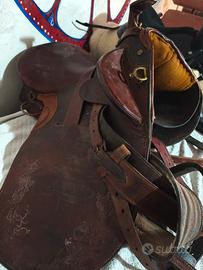 sella in cuoio
