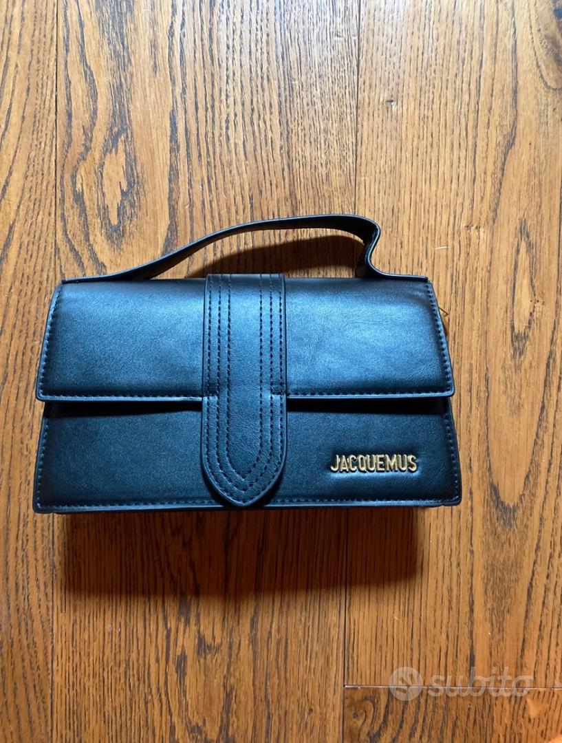Borsa simil Jacquemus ecopelle nera Abbigliamento e Accessori In