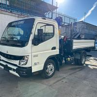 CANTER CON RIBALTABILE E GRU KM0