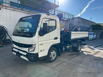 CANTER CON RIBALTABILE E GRU KM0