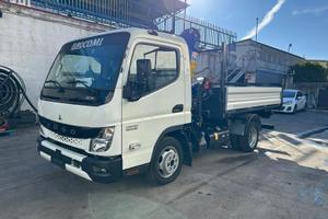 CANTER CON RIBALTABILE E GRU KM0