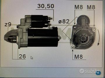 Motorino avviamento Jumper Ducato Boxer