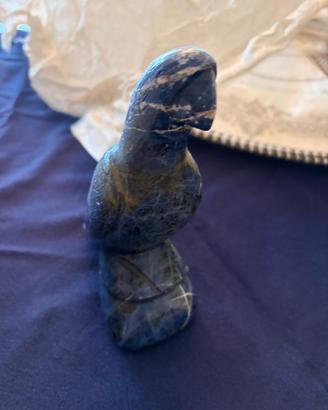 Pappagallo in Sodalite naturale