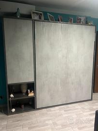 Letto matrimoniale a scomparsa