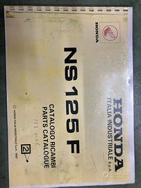 Honda ns125f Catalogo Ricambi