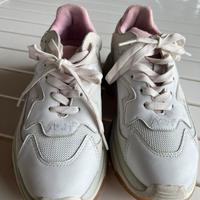 Sneaker Ash bianche e rosa
