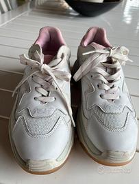 Sneaker Ash bianche e rosa