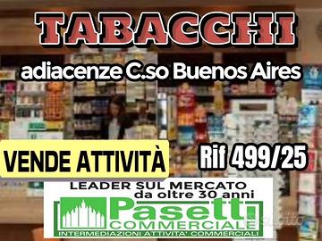 TABACCHERIA di mq 25 adiacente Corso Buenos Aires